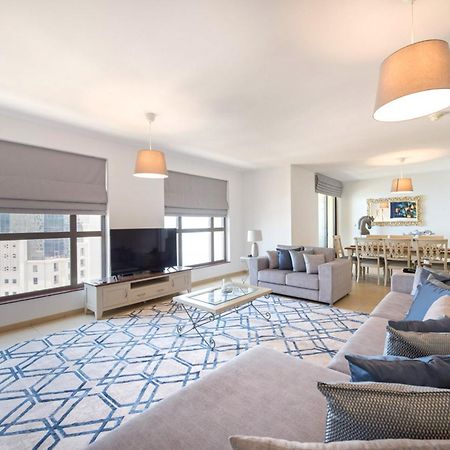 Stunning Marina&Sea View 4 Bedroom Apartment, Murjan 6 Jumeriah Beach Dubai Exterior foto