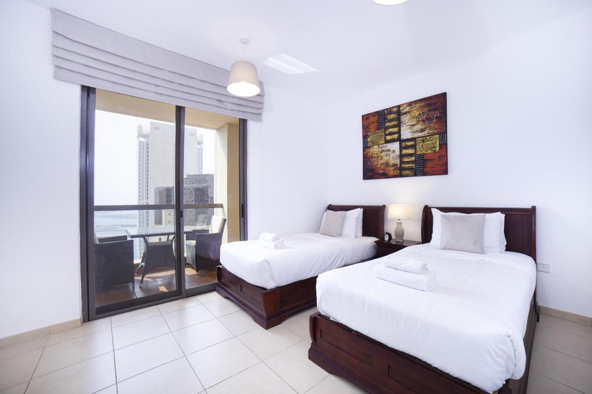 Stunning Marina&Sea View 4 Bedroom Apartment, Murjan 6 Jumeriah Beach Dubai Exterior foto